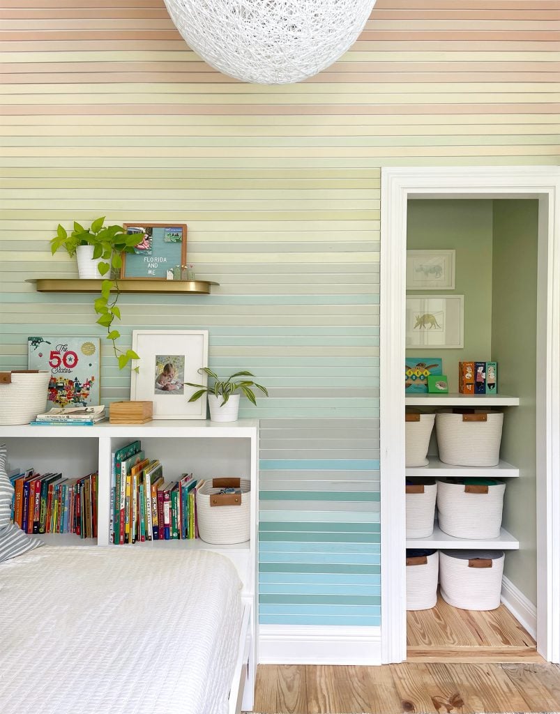 A Small Boy's Bedroom With Lots Of Built-In Storage | Young House Love