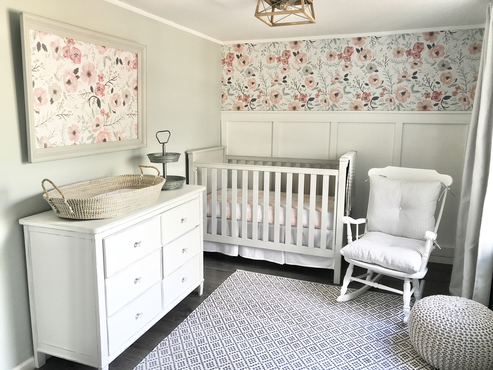 Baby Girl's Sweet Floral Nursery - Welcome
