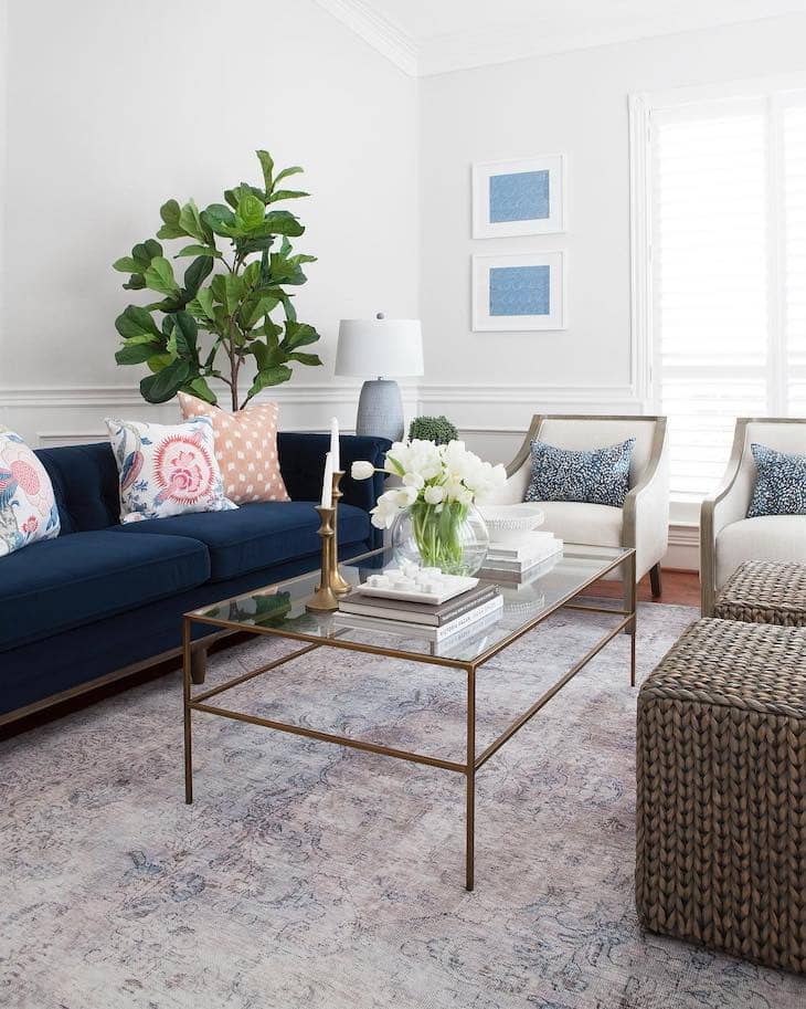 Beautiful Blue Living Room Ideas for Every Style - Farmhousehub