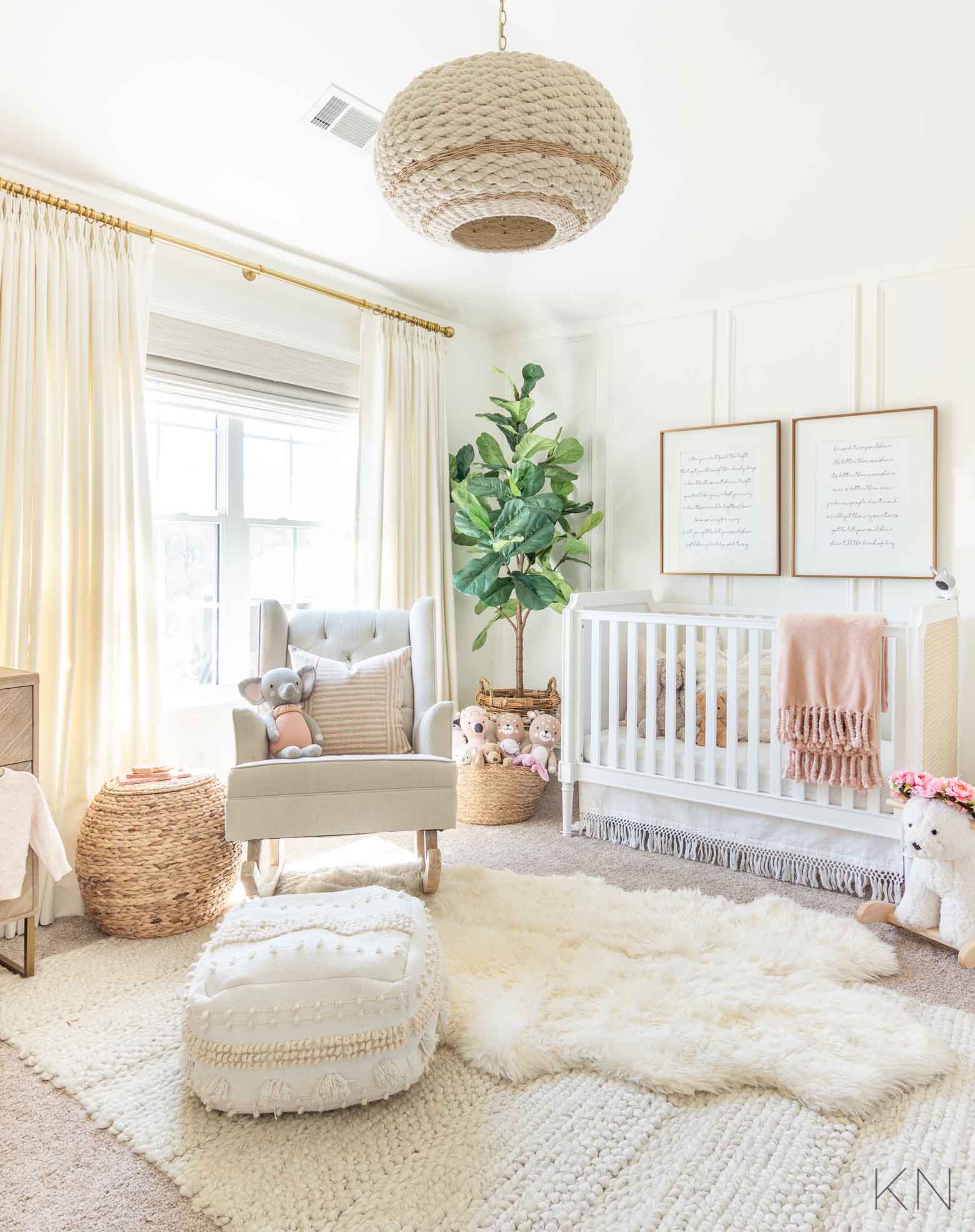 Bedroom Baby Girl Room Ideas Pink Tips To Create A Pink Nursery For A Baby Girl Kelley Nan