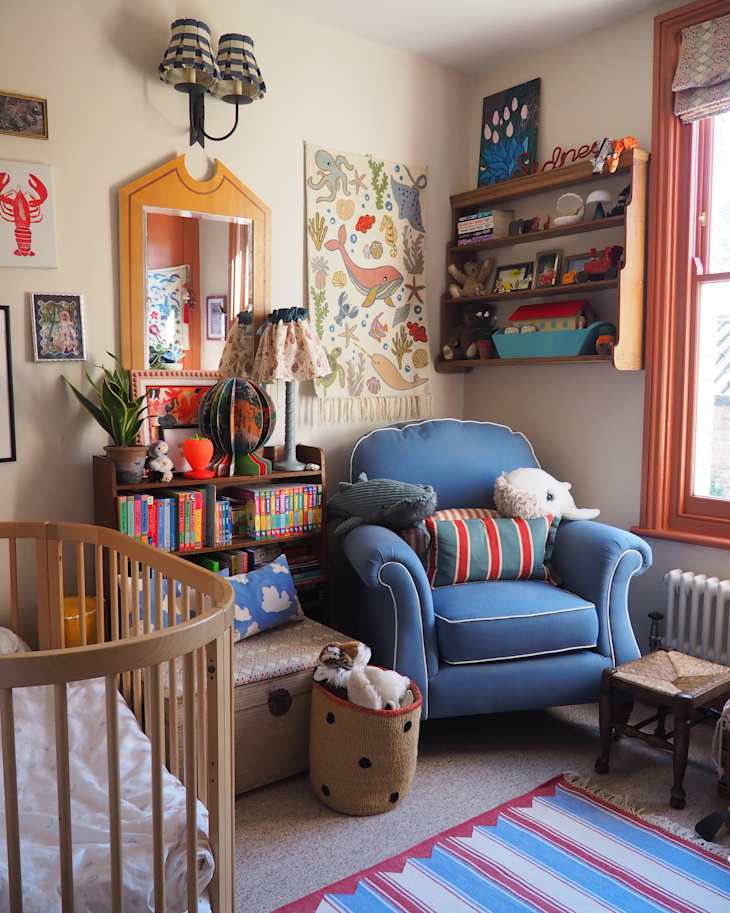 Before and After: A Colorful Gender-Neutral Nursery in London | Cubby