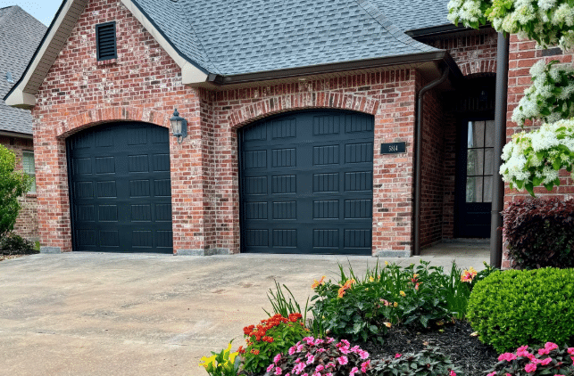 Black Garage Doors for Red Brick Houses: 2025 Latest Trends