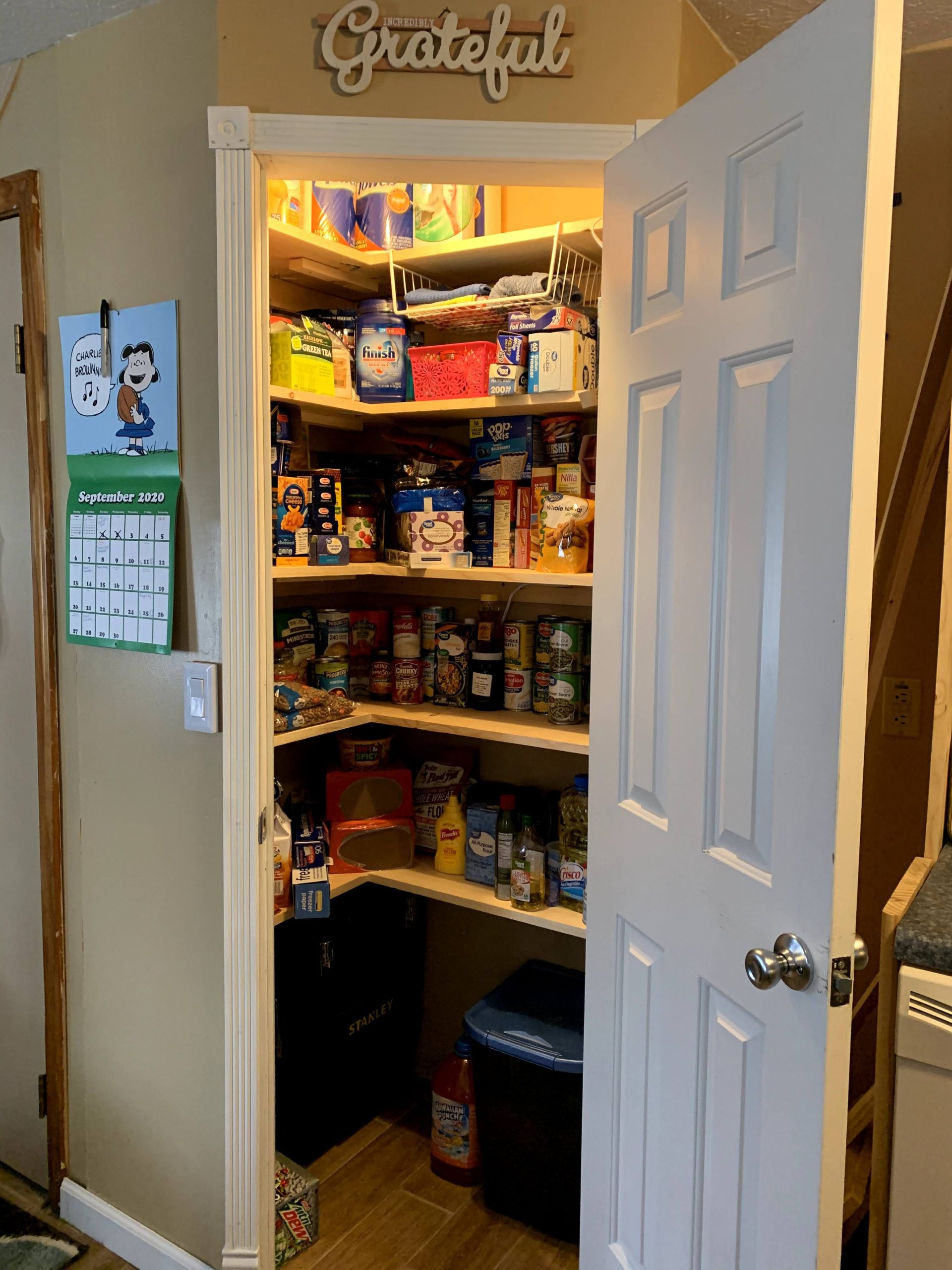 Book, Wine and Time: Building a Corner Pantry