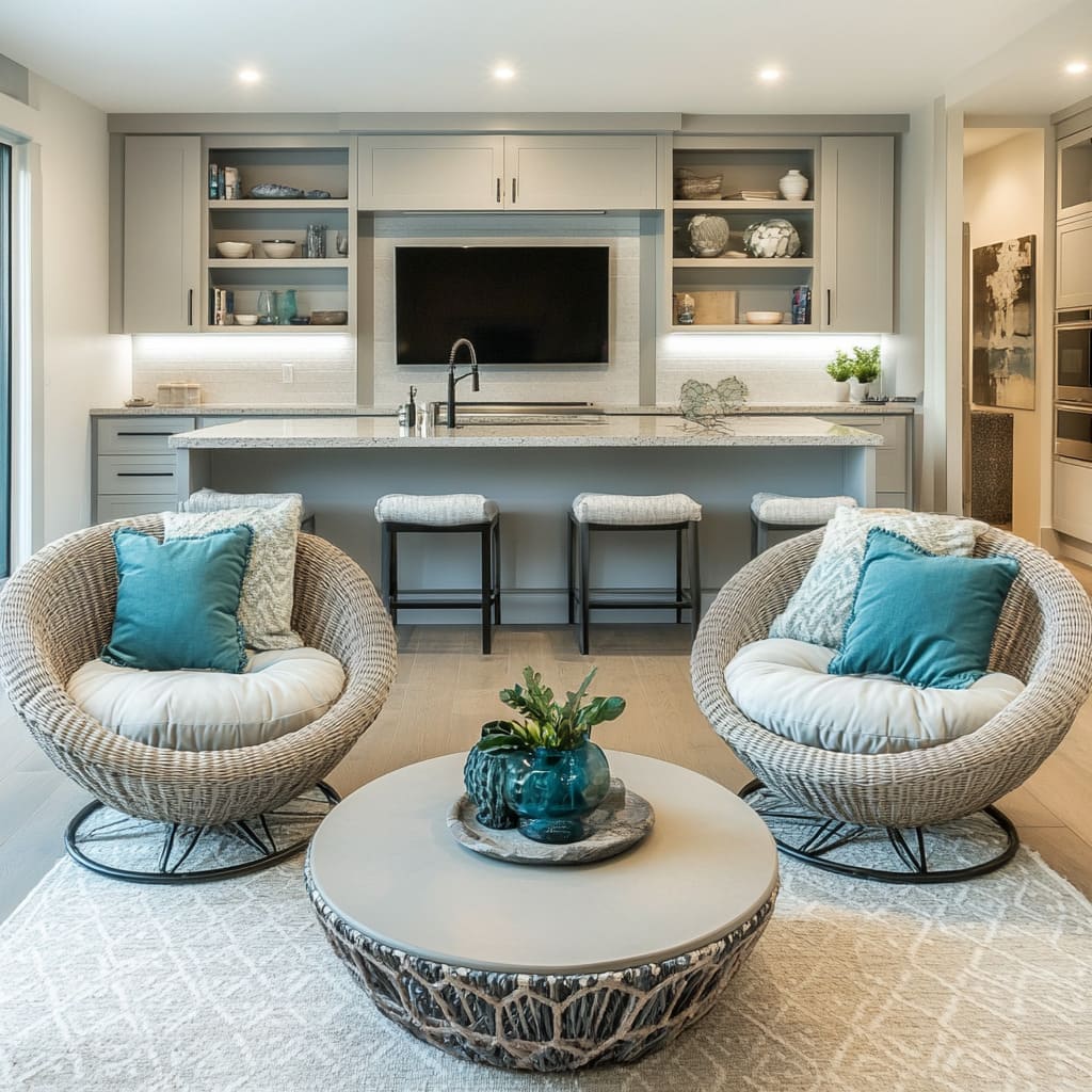Create a Cozy Living Room Nook with Stylish Papasan Chairs