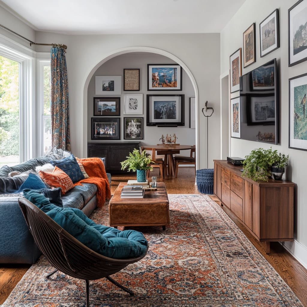Create a Cozy Living Room Nook with Stylish Papasan Chairs