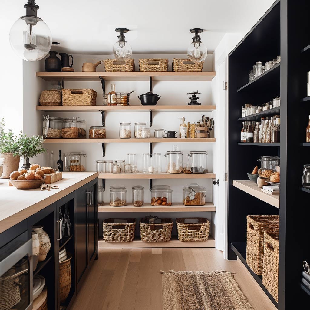 Creative Pantry Shelving Ideas - Plank and Pillow