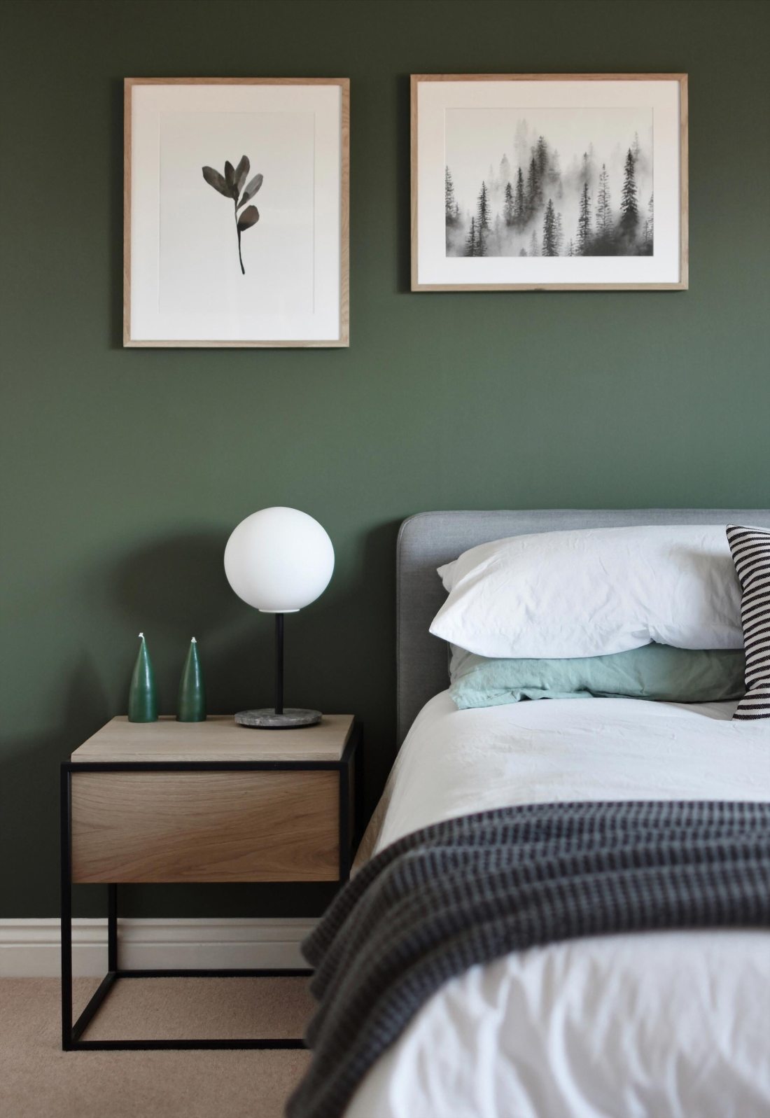 Design project | A restful green bedroom |