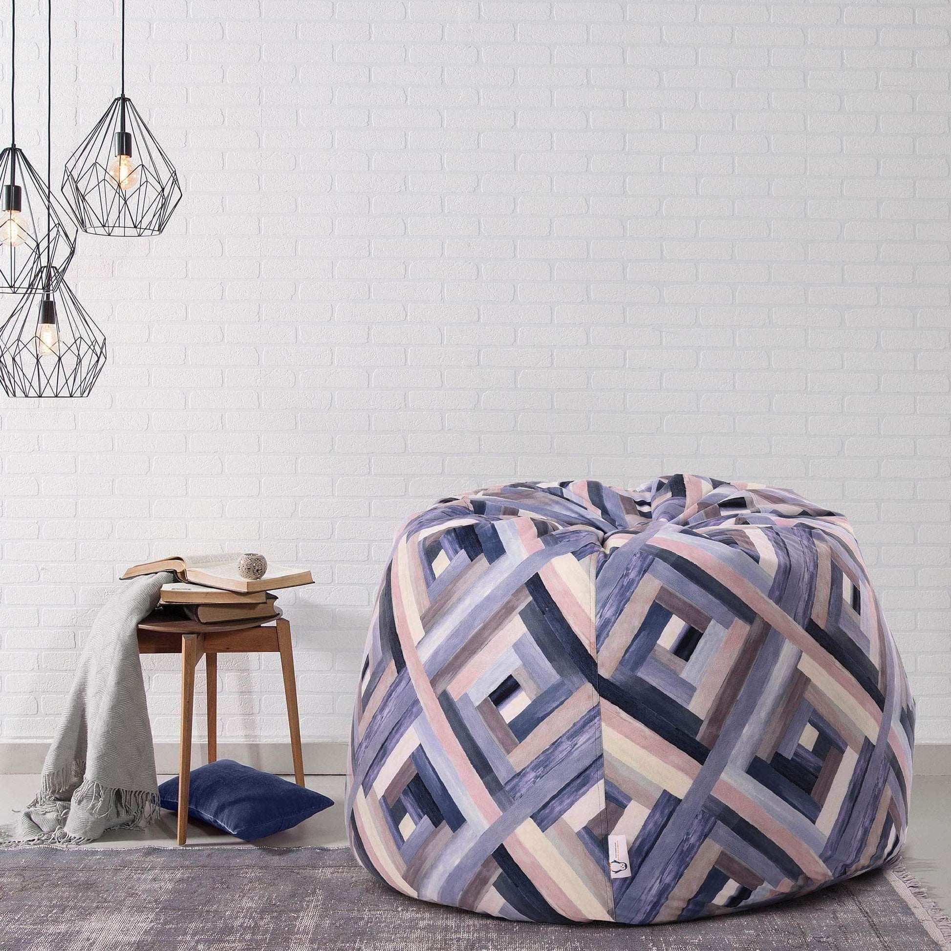 Diamond Velvet Patterned Bean bag – Penguin Group