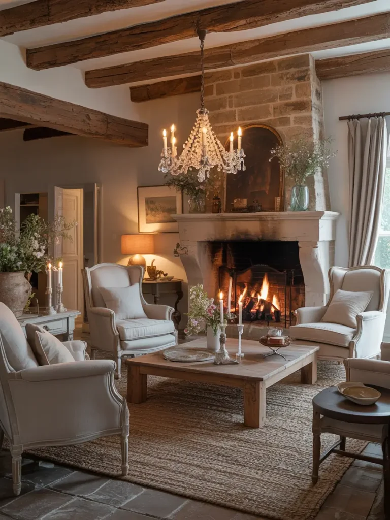 French Country Living Room Ideas With Rustic Warmth - Aestheras