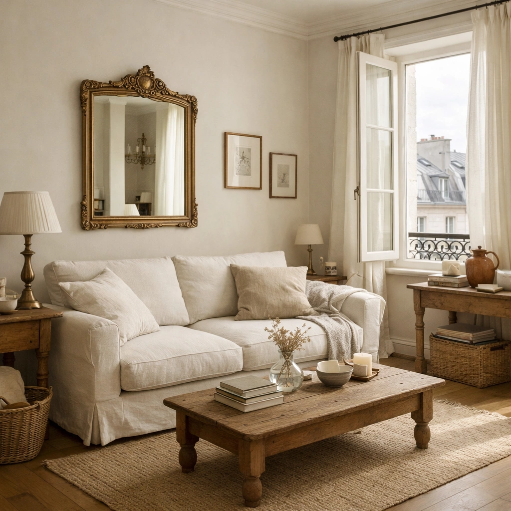 French Living Room Decor Ideas That Feel Timeless and Lived-In