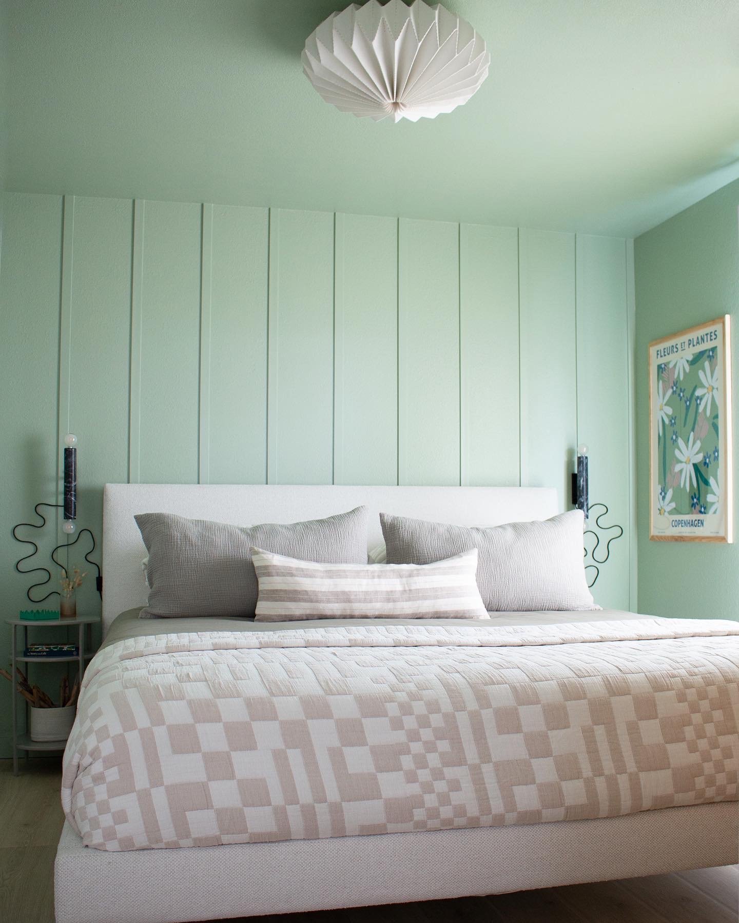 Guest Bedroom Reveal | Green Bedroom Ideas for Your Space | Perkins On Parkway