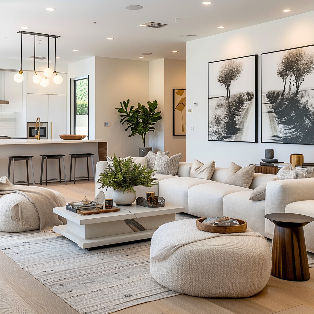 Harmonizing Space and Style: Modern Living Room Design | FH