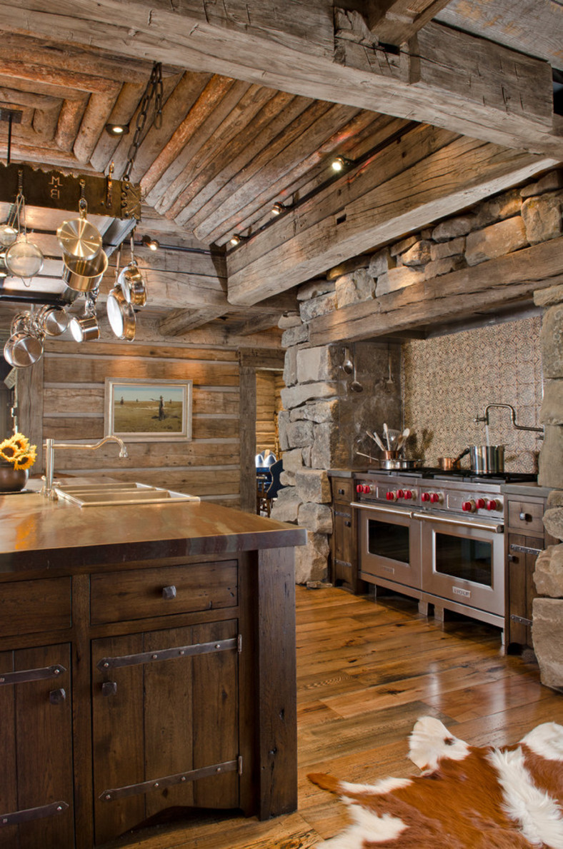 Home Inspiration: 11 Rustic Kitchen Islands with Seating | North Country Nest