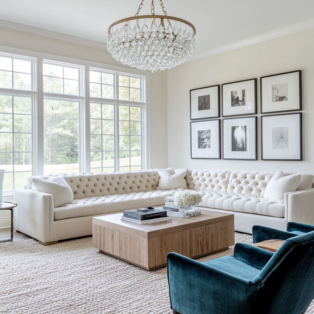 How Crystal Chandeliers Elevate Any Living Room Interiors