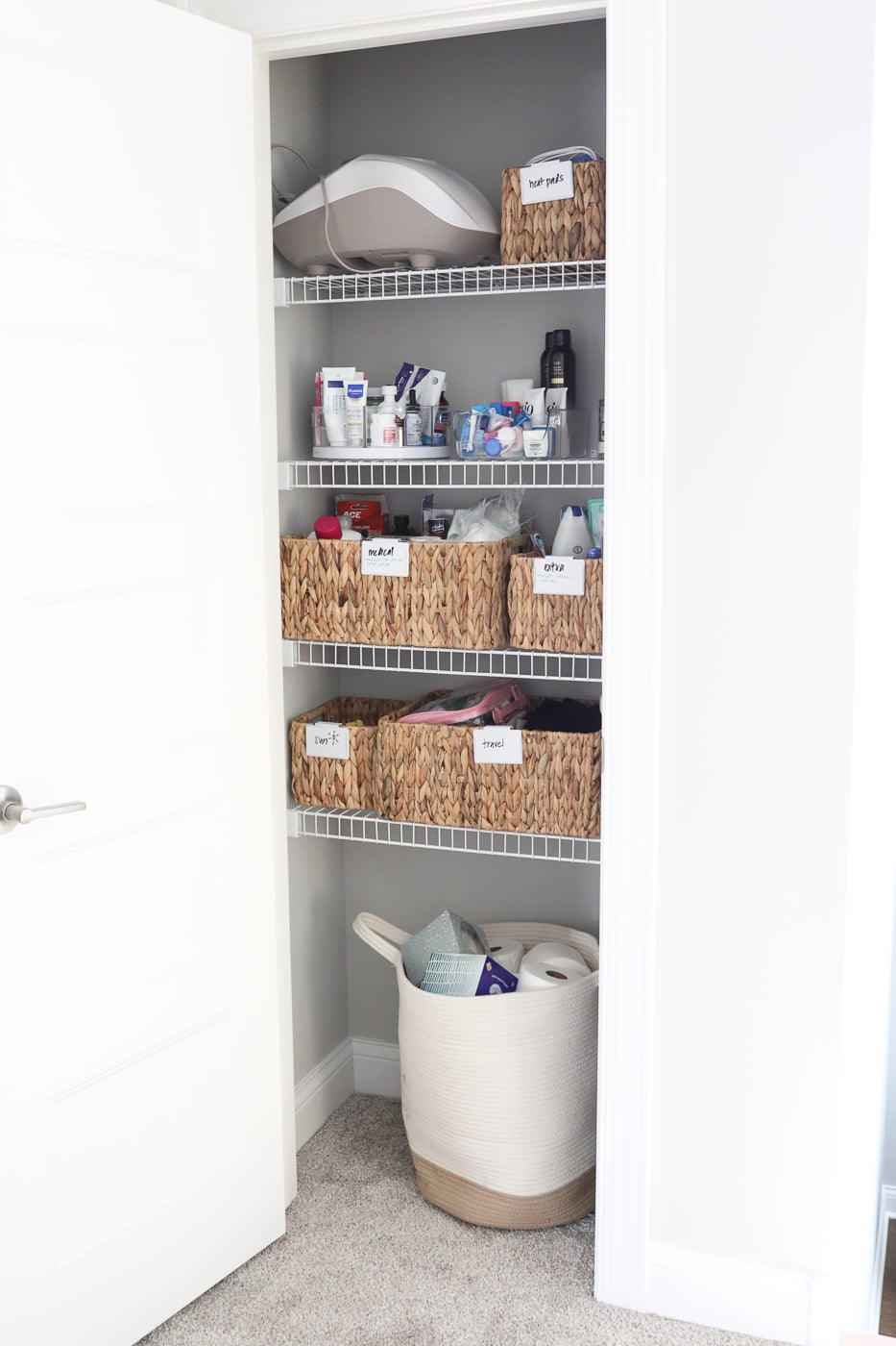 How to Organize a Linen Closet (Step by Step) - Paisley & Sparrow