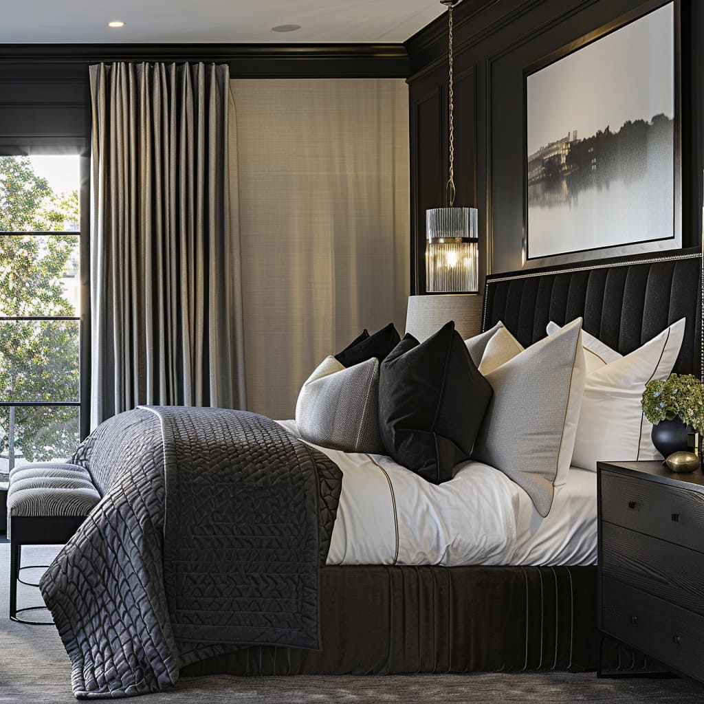 How to Style a Black Bedroom: Decor Ideas for a Bold Space
