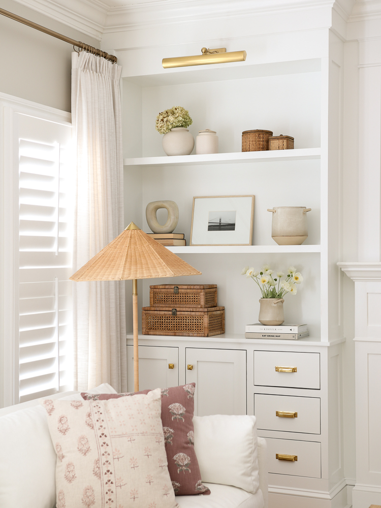 How to Style Shelves - Builtins Progress Pics