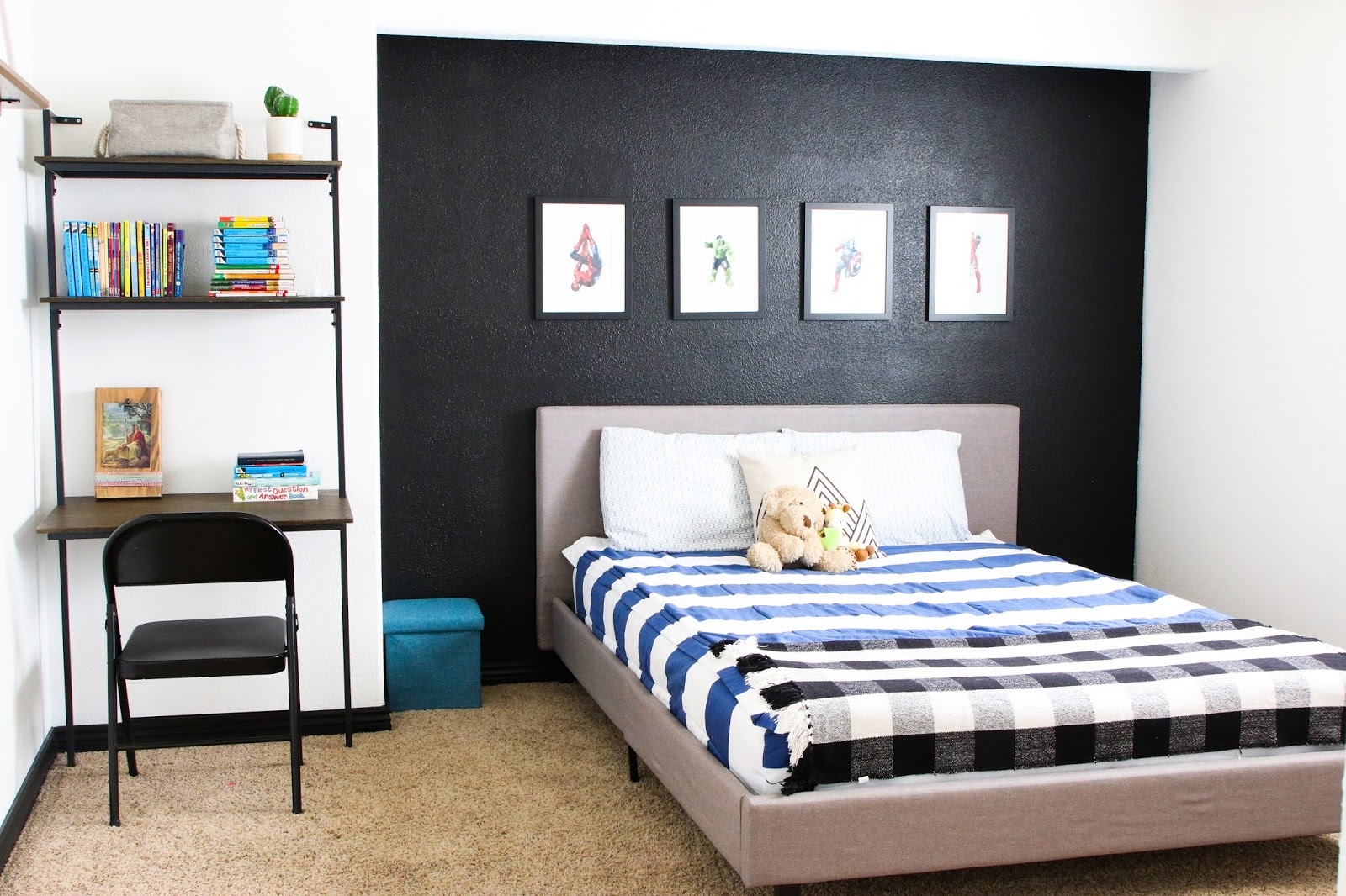 Industrial Modern Boy Bedroom Tour — The Happy Flammily
