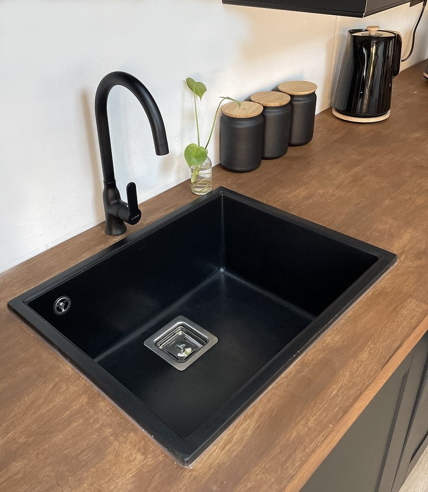 Kitchen Sinks Sink Benchtop CAMPINO UNO 33 Undermount/Drop-In Granite 33" Single Bowl Kitchen Sink 1604-504-0126 BOCCHI