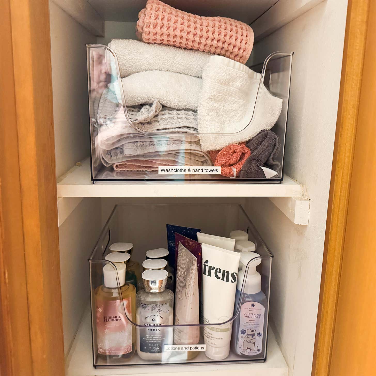 Linen Cupboard Small Hall Closet Organization Linen Closet Makeover Remodelando La Casa