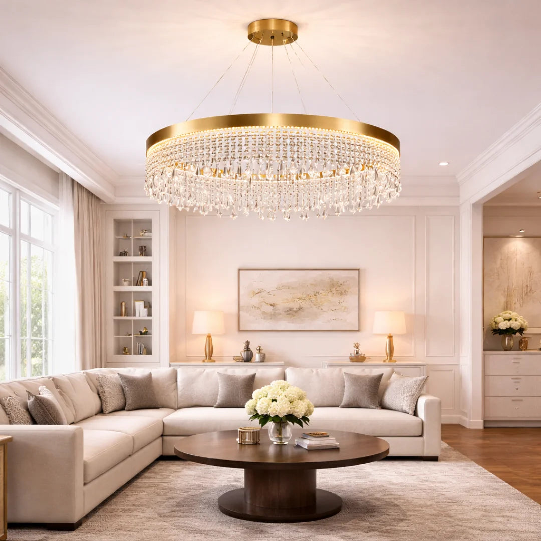 Living Room Chandeliers | Modern Crystal & LED Living Room Lighting – YOOGEE LIGHTING
