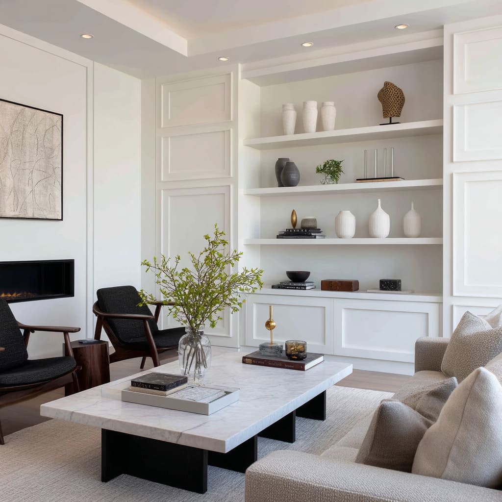 Living Room Shelving Ideas That Use Space as Design Language