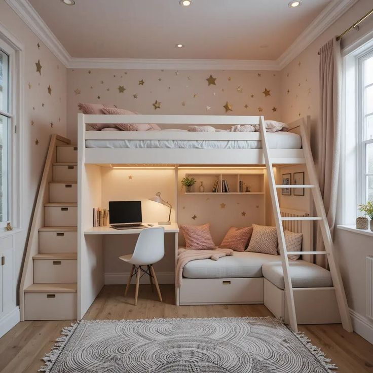 Loft Bed Design Ideas for Small and Stylish Bedrooms