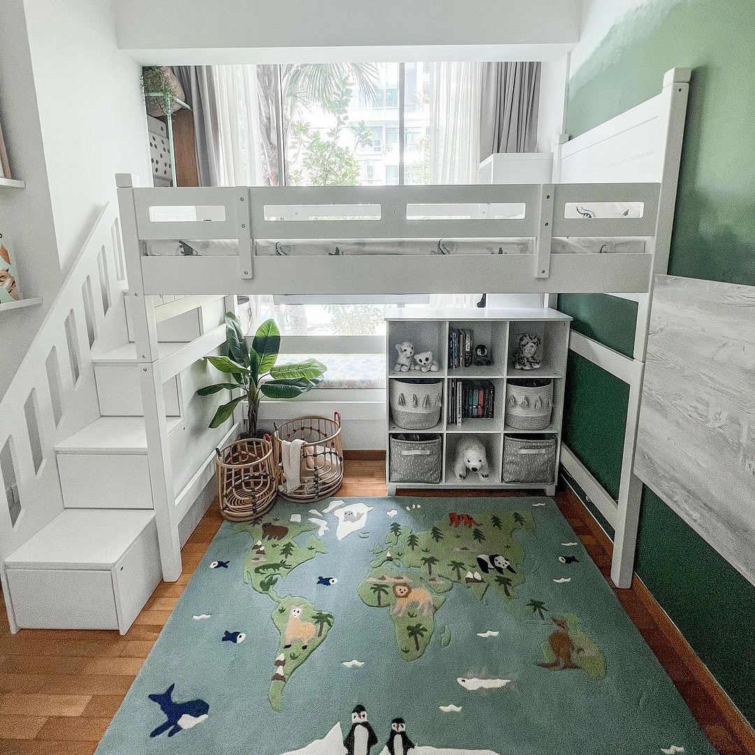 Loft Bunk With Stairs Buy A Marino Loft Bed With Stairs Bed Desk For Kids