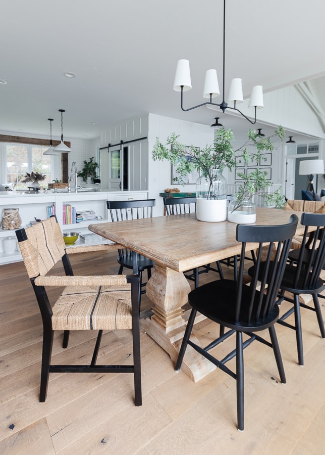 Luxury Modern Room Black Dining Article Dining Chairs Coastal Dining Room Black Chairs The Lilypad Cottage
