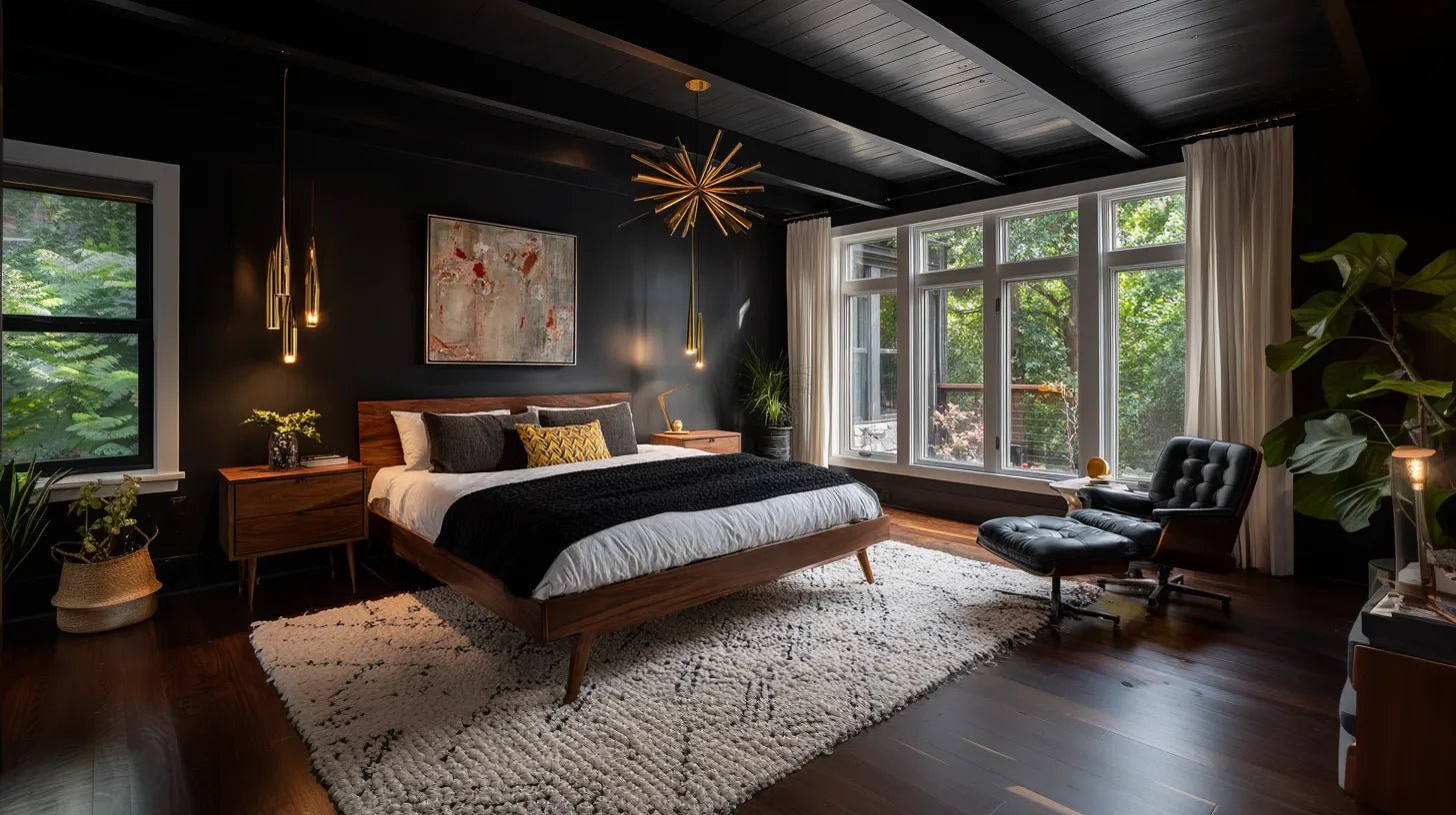Mid-Century Modern Bedroom Furniture Quietly Composed | AURA Modern Home