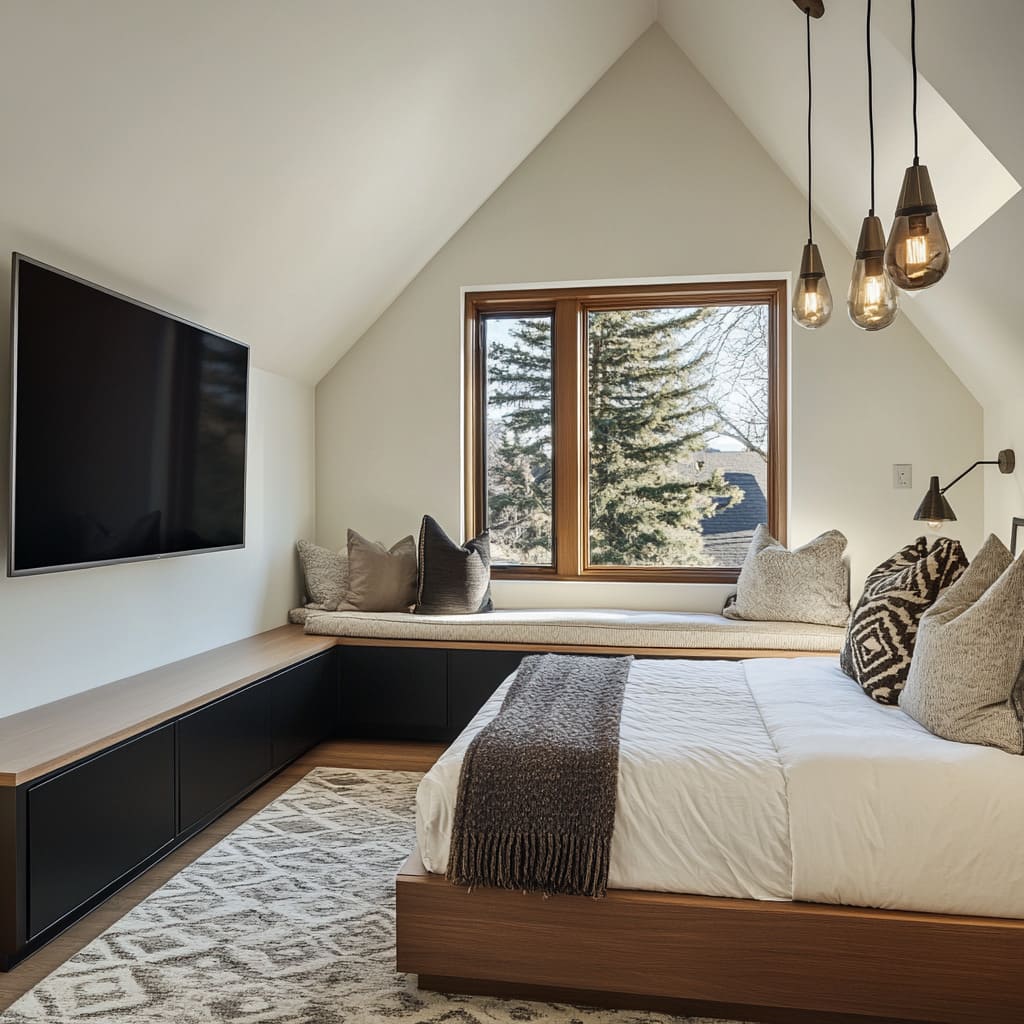 Modern Attic Bedroom Ideas for Adults That Feel Like a Suite