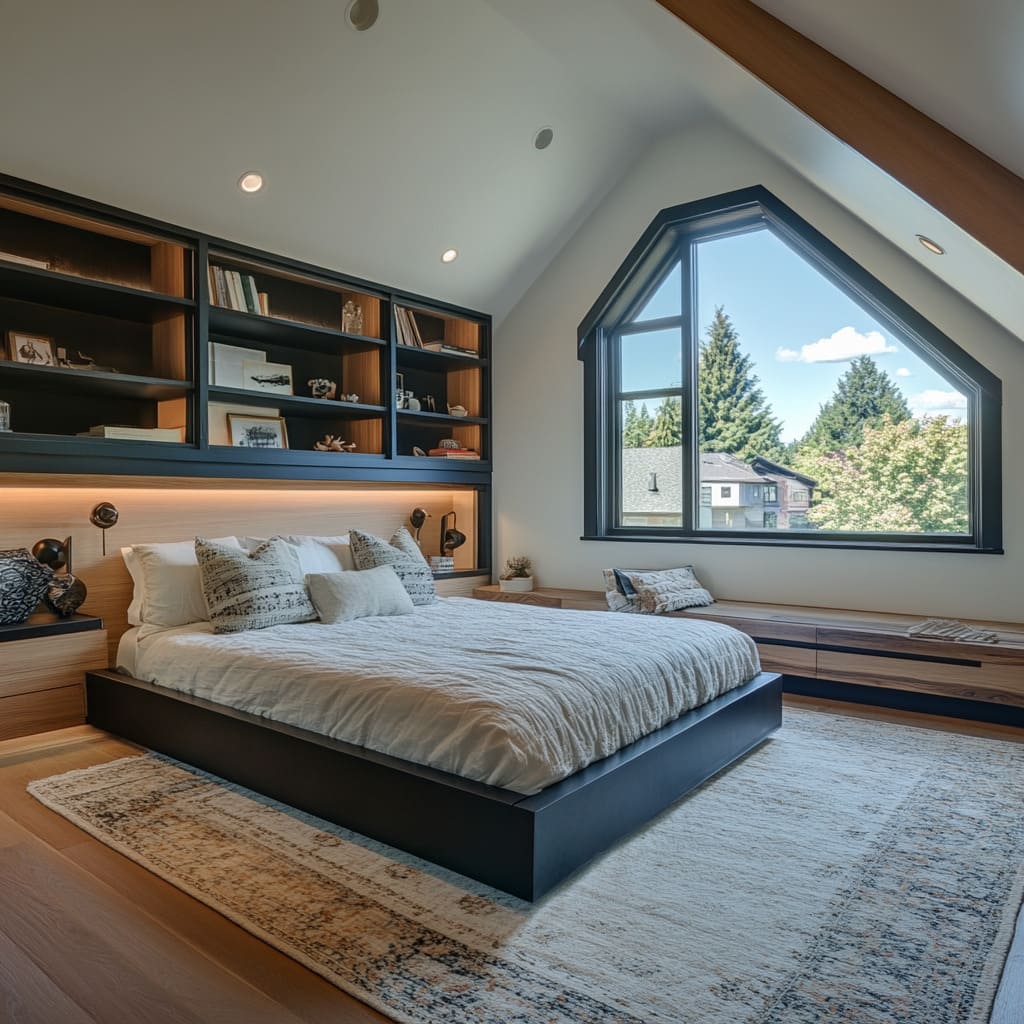 Modern Attic Bedroom Ideas for Adults That Feel Like a Suite