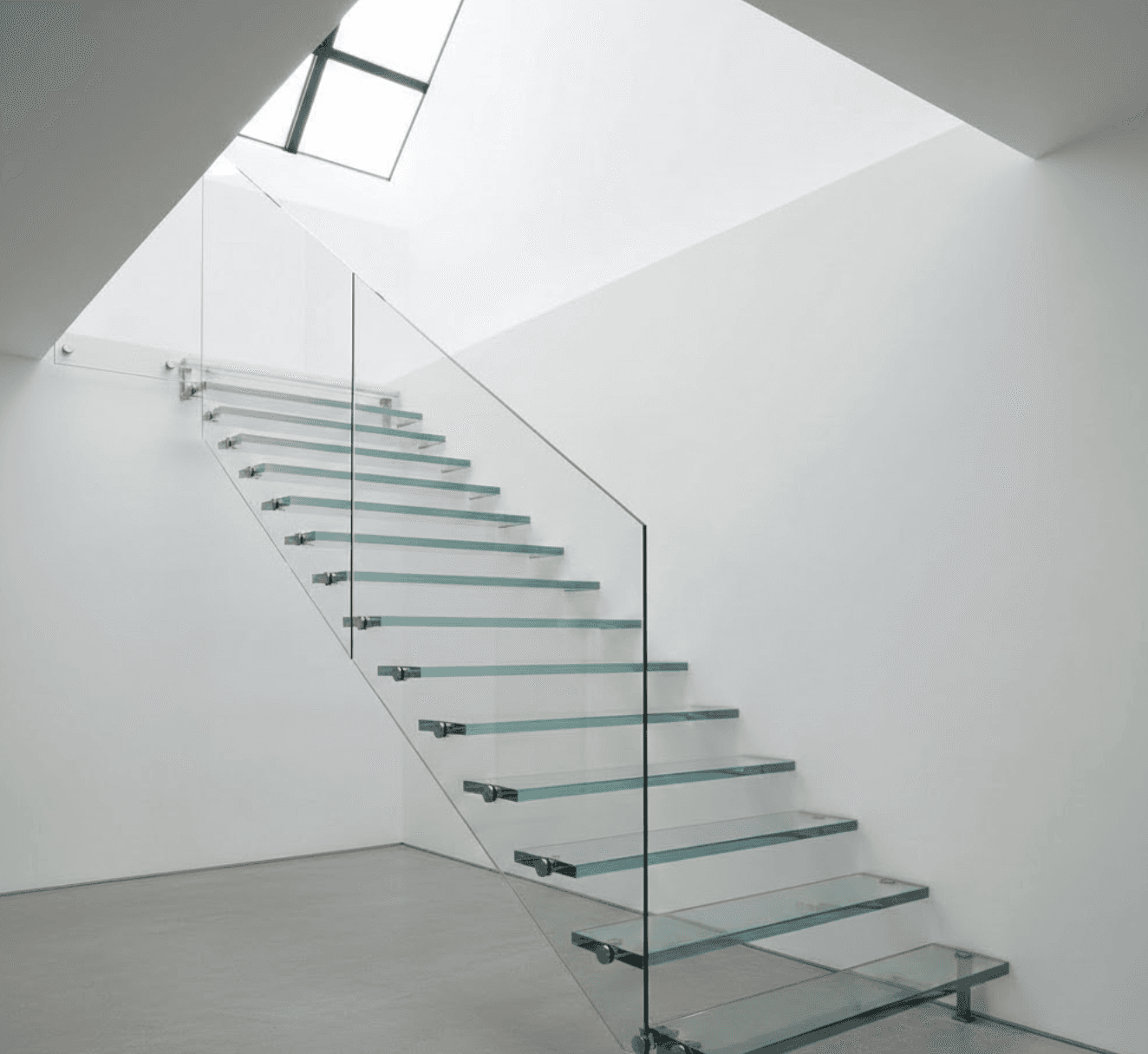 Modern Glass Staircase Design Ideas for 2026 | Tenmar - Tenmar