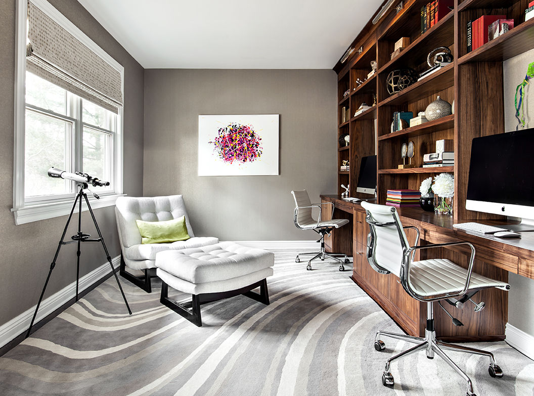Modern Home Home Office With Couch Ideas How To Decorate An Office: Modern Home Office Ideas