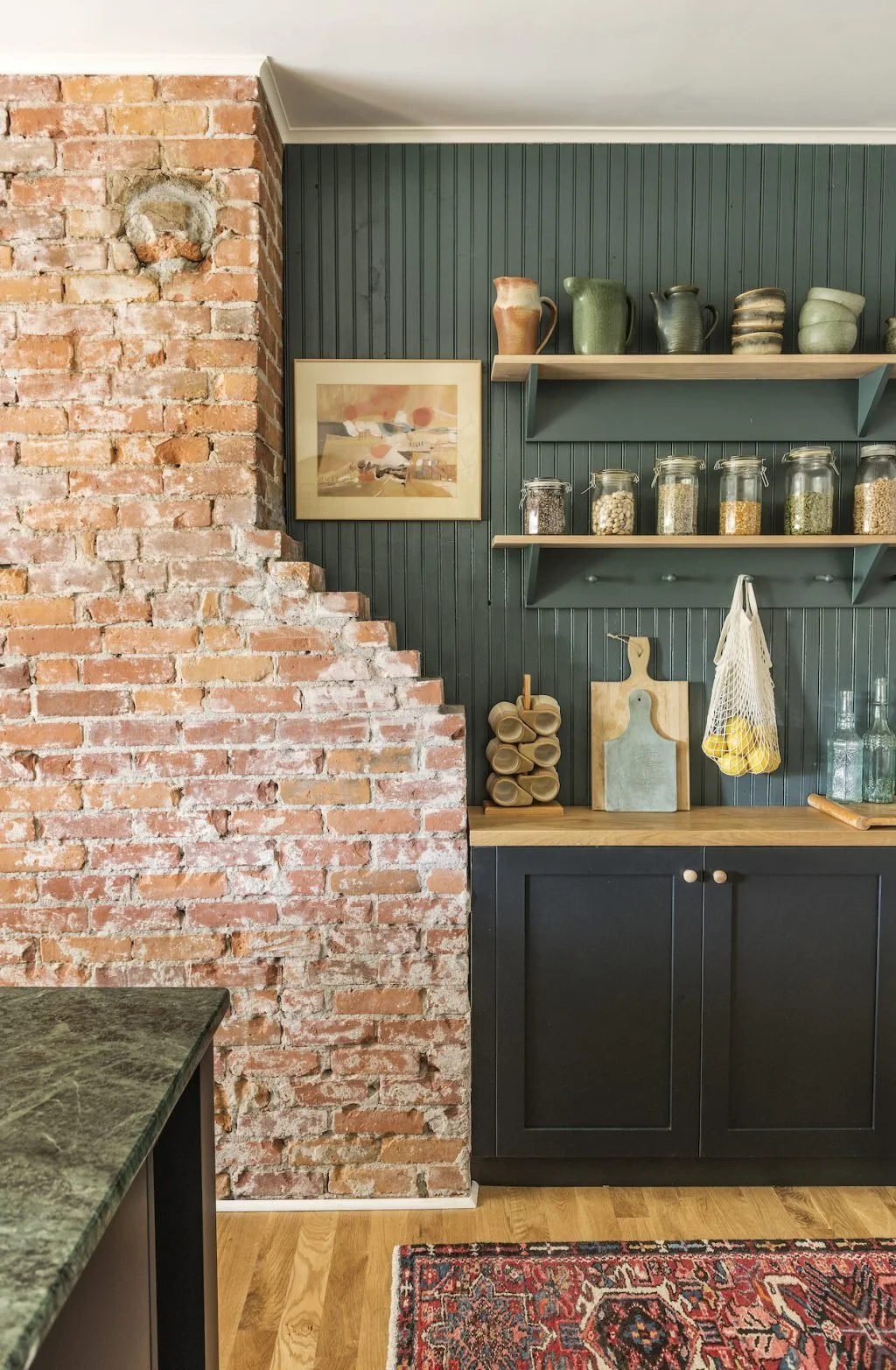 Modern Rustic Kitchen Rejuvenation — Green Island Builders