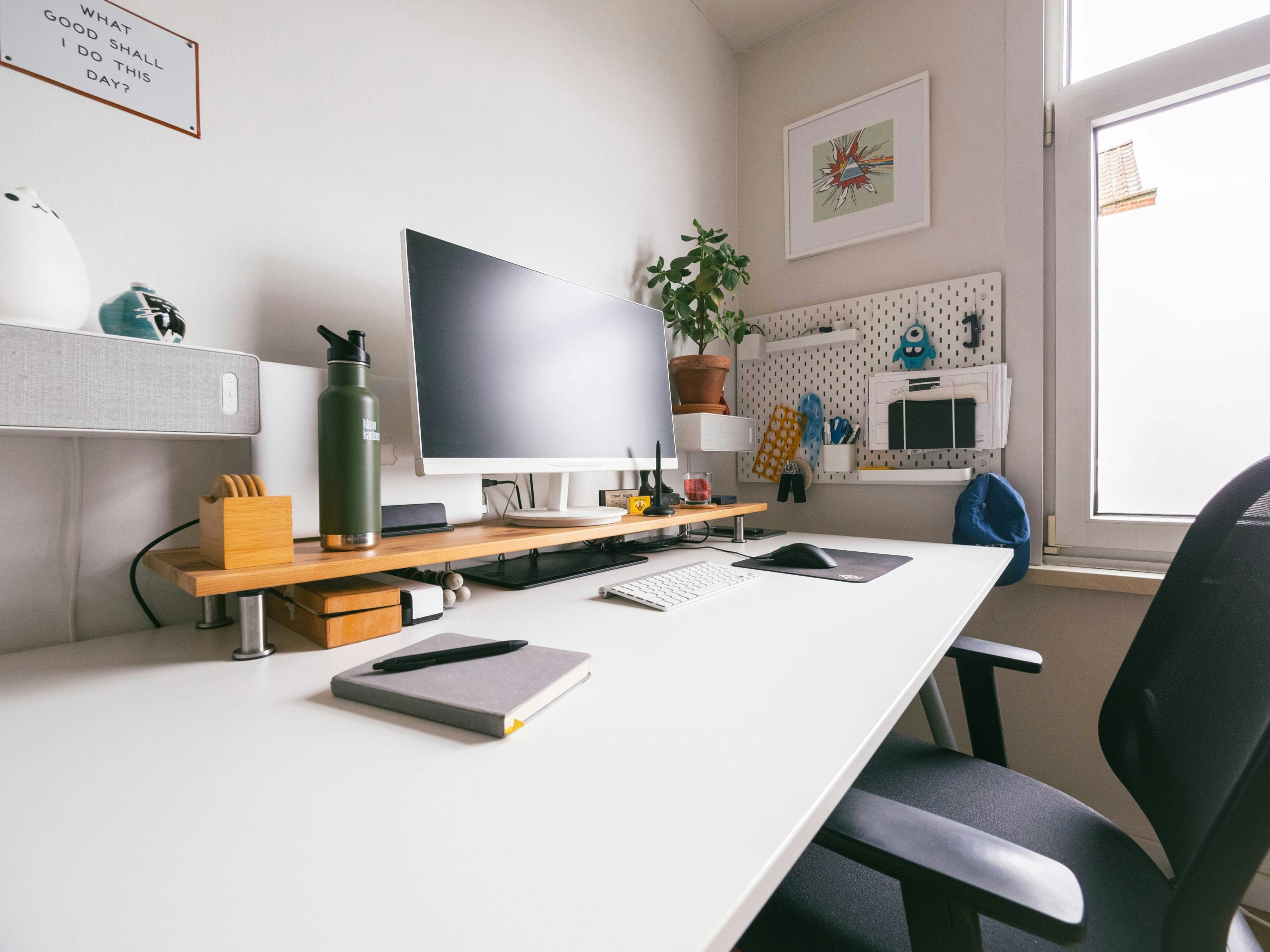 My home office in February 2020.