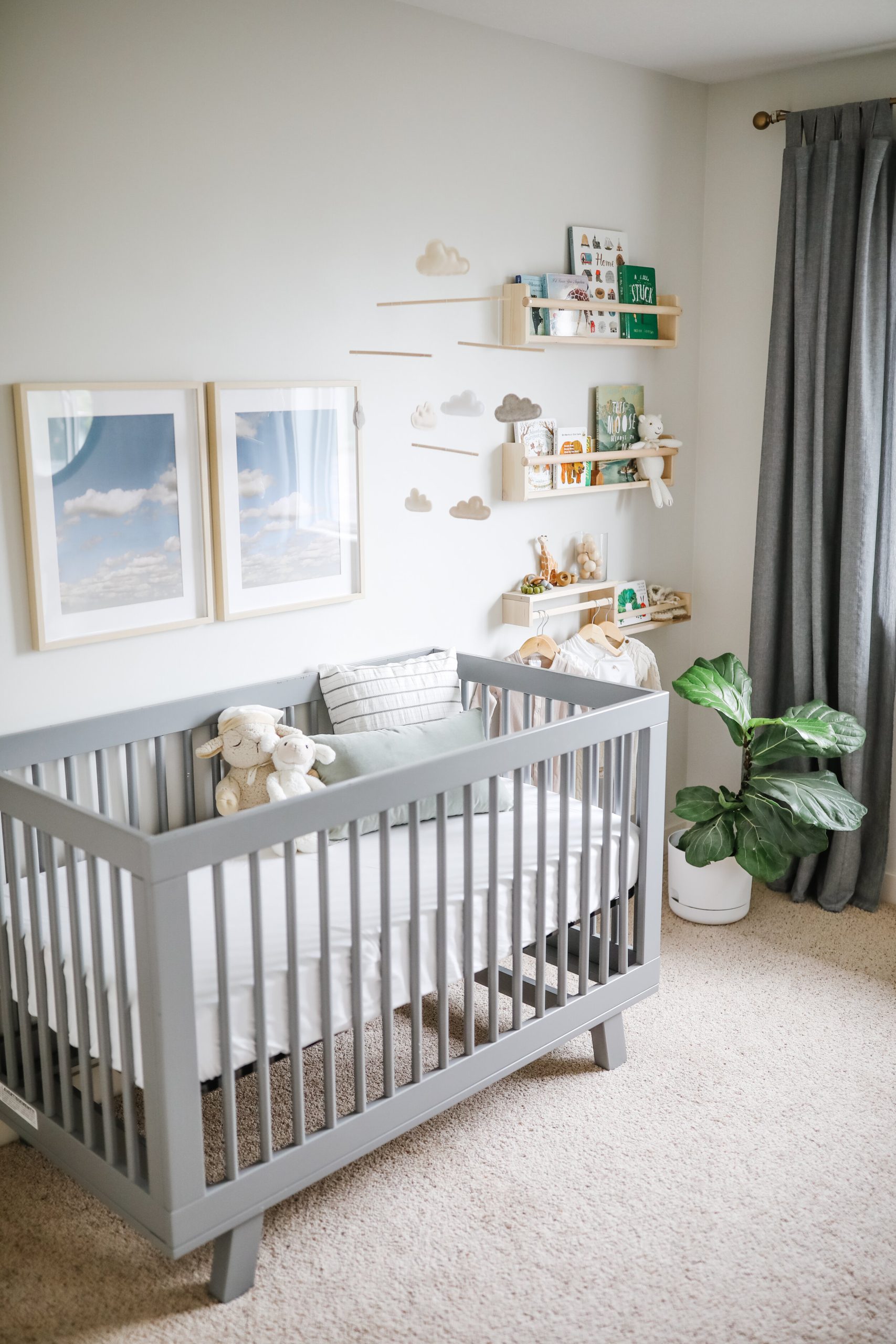 neutral nursery design and decor — emelbe design