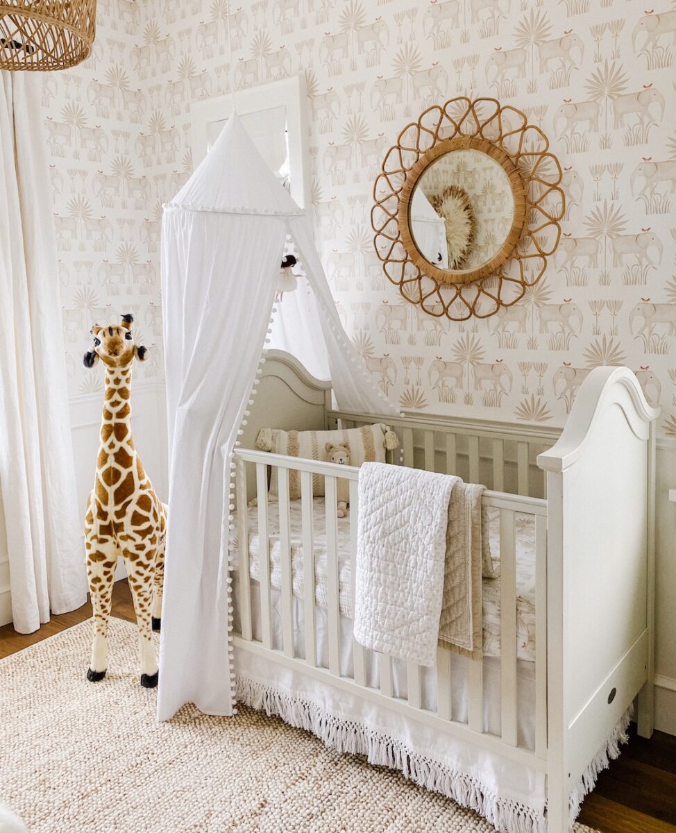 Neutral Safari Nursery Reveal - cozy & kin