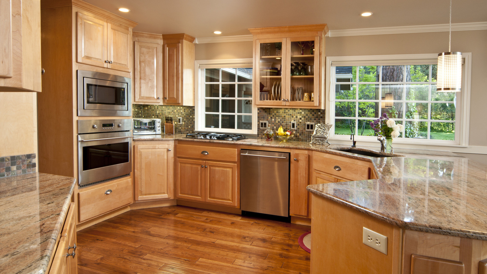 Not Paint Or Stain: Updated Honey Oak Cabinets With A Clever DIY