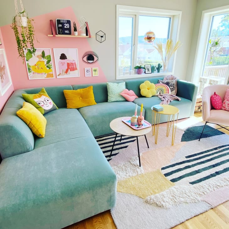 Pastel Colors Explode in This Scandinavian Home — Photos | Apartment Therapy