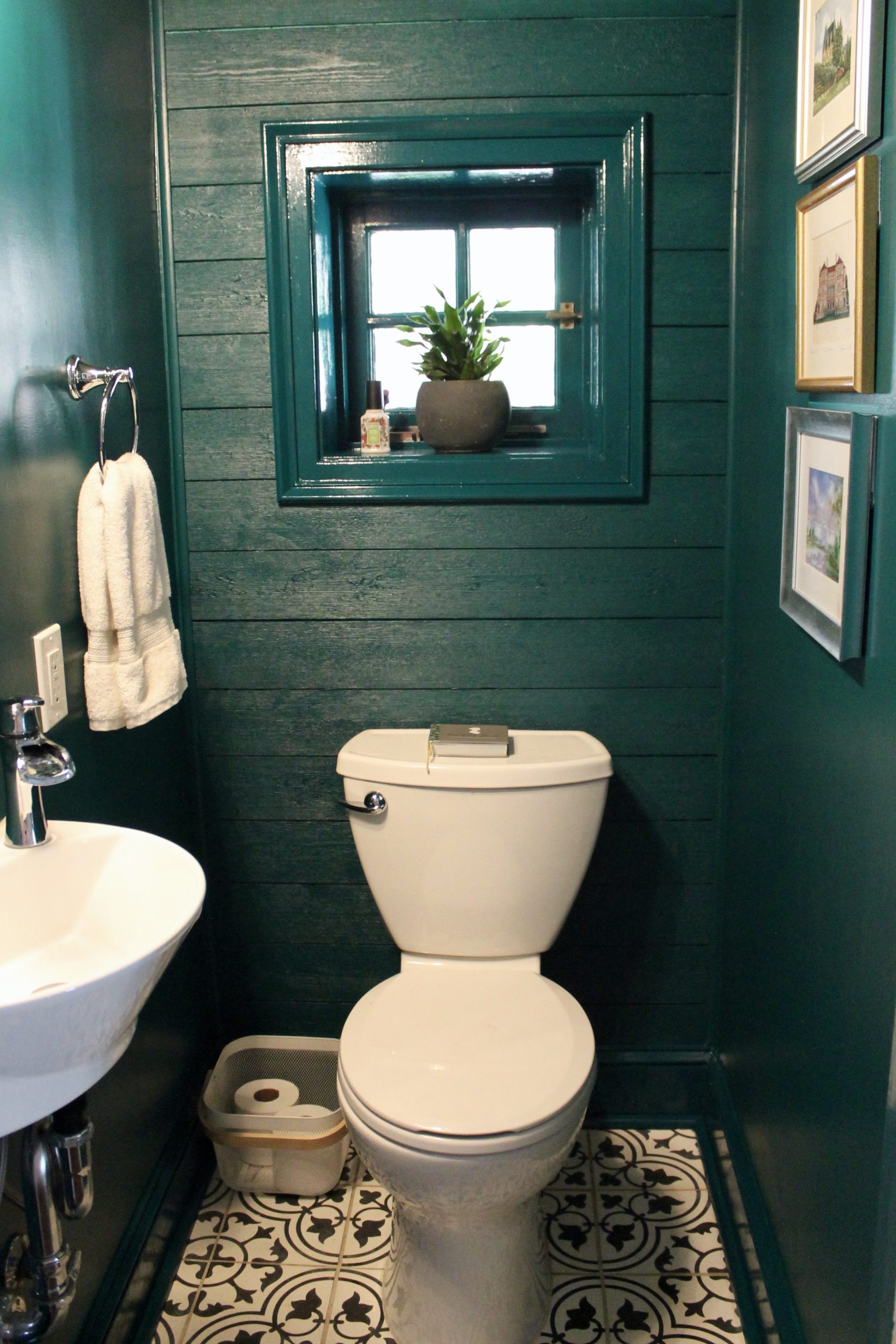 Powder Room Update Reveal with Tartan & Toile – Brittany A. Monroe