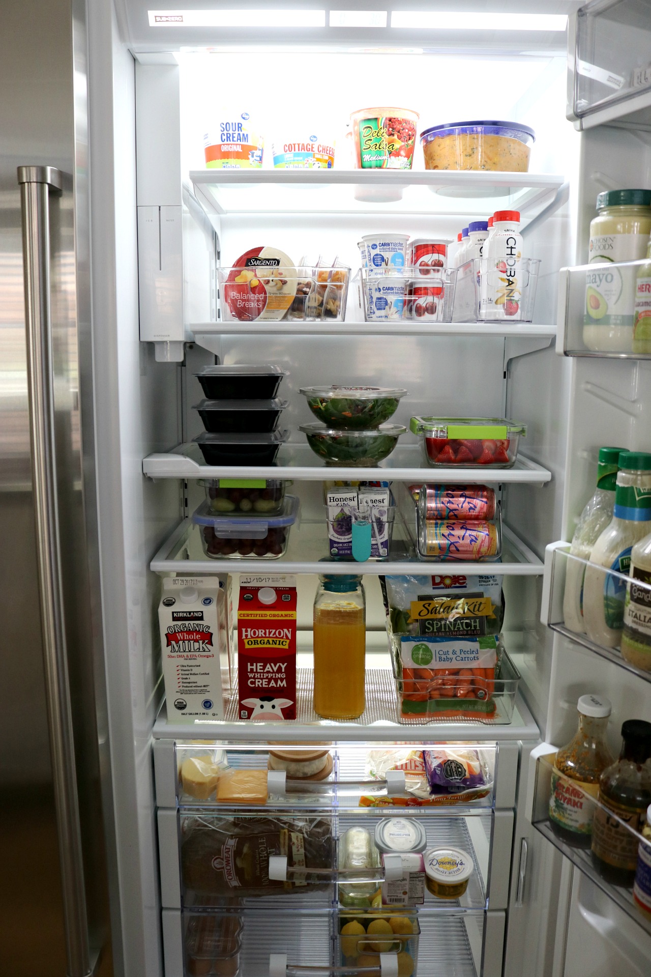 Refrigerator Storage and Organization - House Becomes Home Interiors