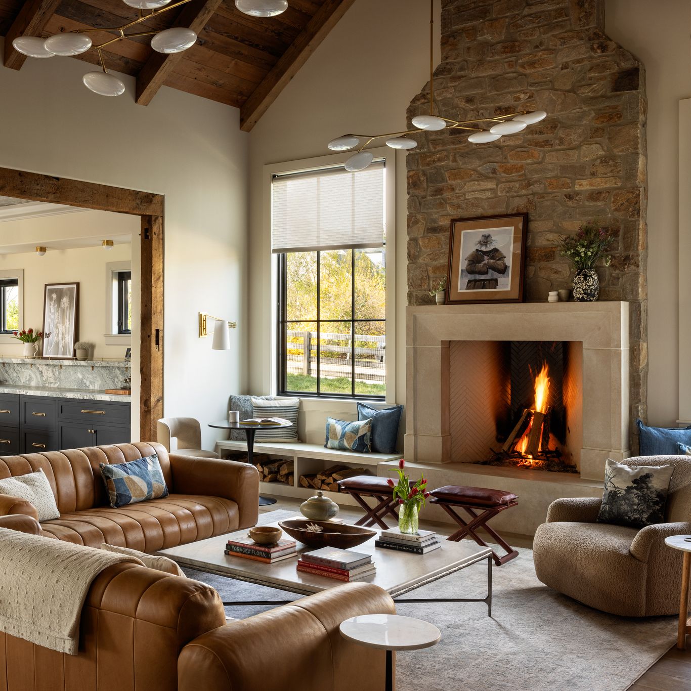 Rich Ranch Style: A 1930s Home Gets a Soulful, Rustic-Modern Revival | AD Middle East