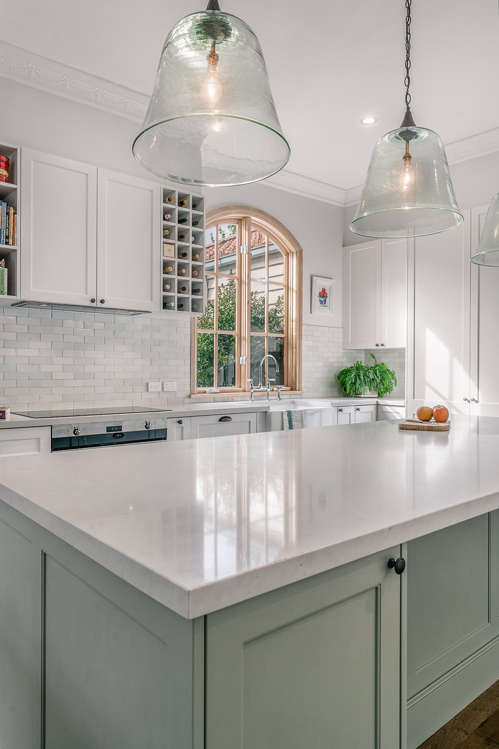 Sage Green Coastal Kitchen | Smith & Smith Kitchens Melbourne | Smith & Smith