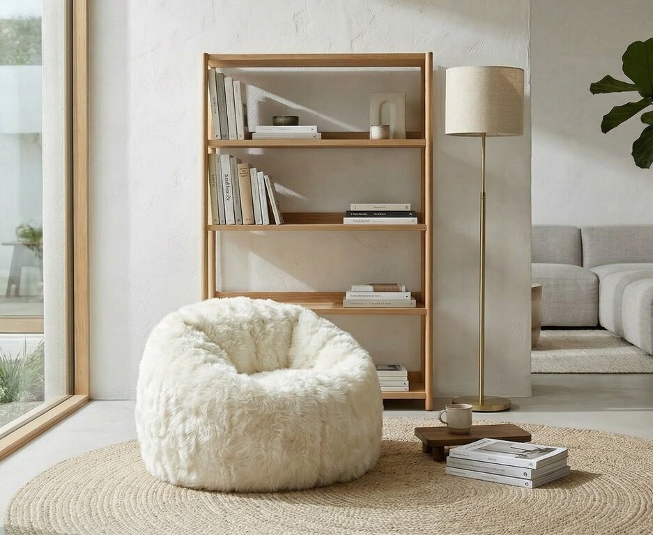 sheepskin beanbag - KUHFELLE ONLINE & NOMAD
