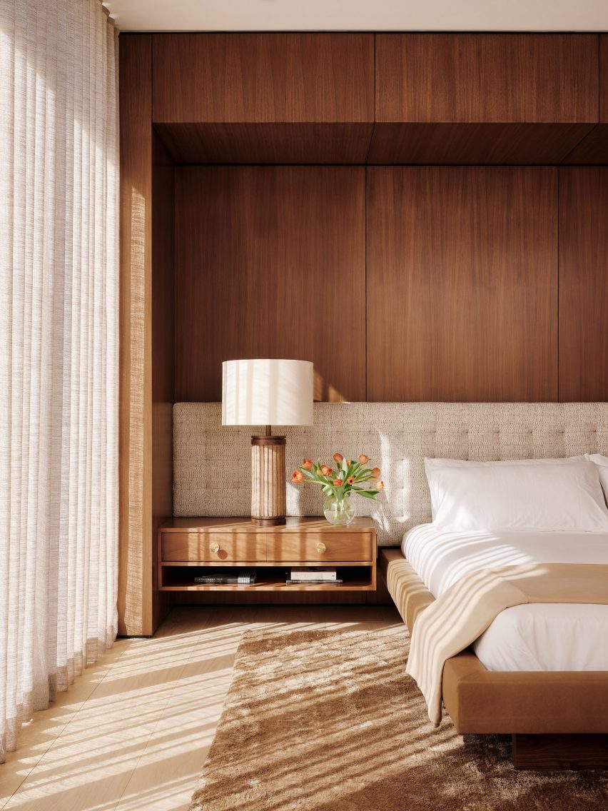 Ten earthy bedrooms that use natural colours and textures