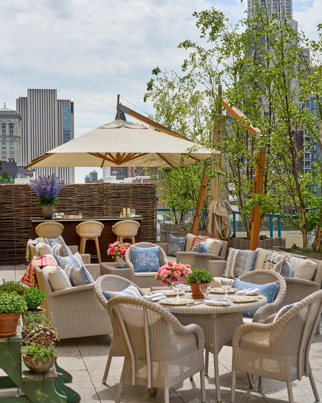 The Art of Outdoor Living in New York City - Kit Kemp Design Studio
