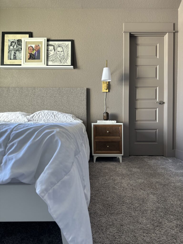 The Complete Guide: A Warm & Cozy Earth Tone Bedroom Retreat (in a hurry!) - Olivegrey Avenue