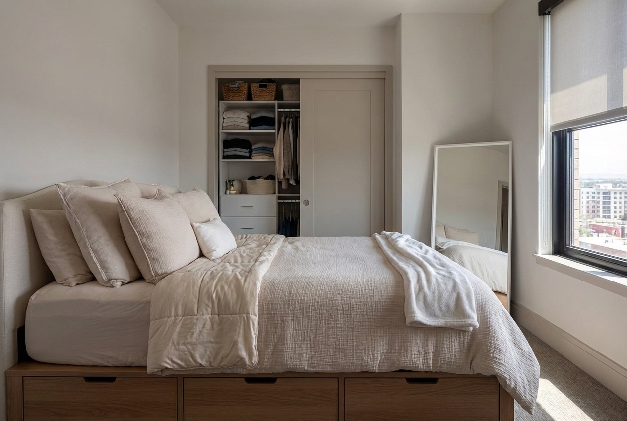 Tiny Bedroom Storage Ideas That Actually Work in Small Rooms
