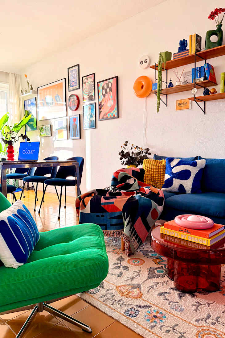 Tour a Dopamine Decor Apartment in Rome | Apartment Therapy